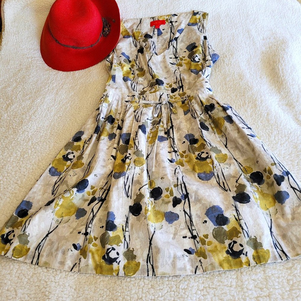Lavia 18 Abstract Pattern Italian Dress 10